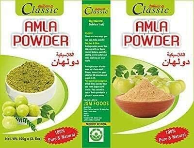 100% Pure Amla Powder for Hair Dye, 100 Gram