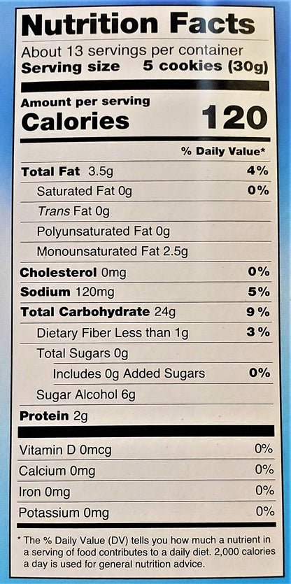 Gullon Sugar Free Maria Cookies (2 Pack, Total of 28.2oz)