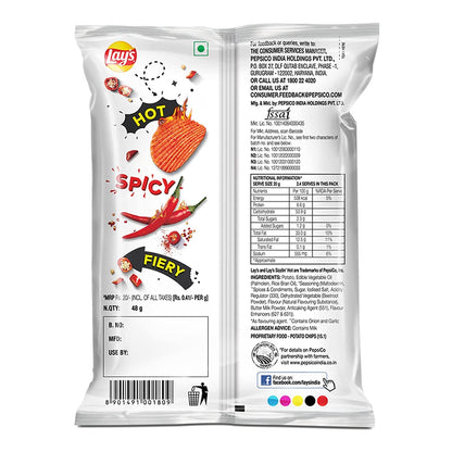 Lay's Sizzlin Hot Indian Chips Pack of 3