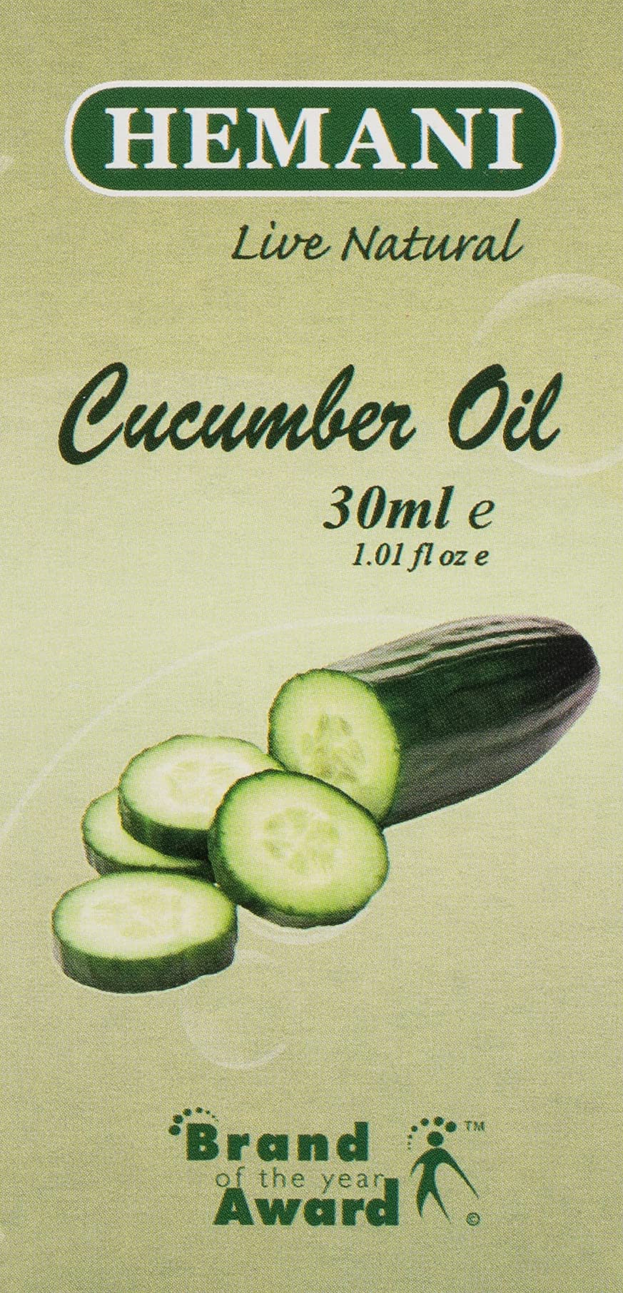 Hemani Cucumber 100% Natural Cold Pressed Halal Essential Oil - 30ml