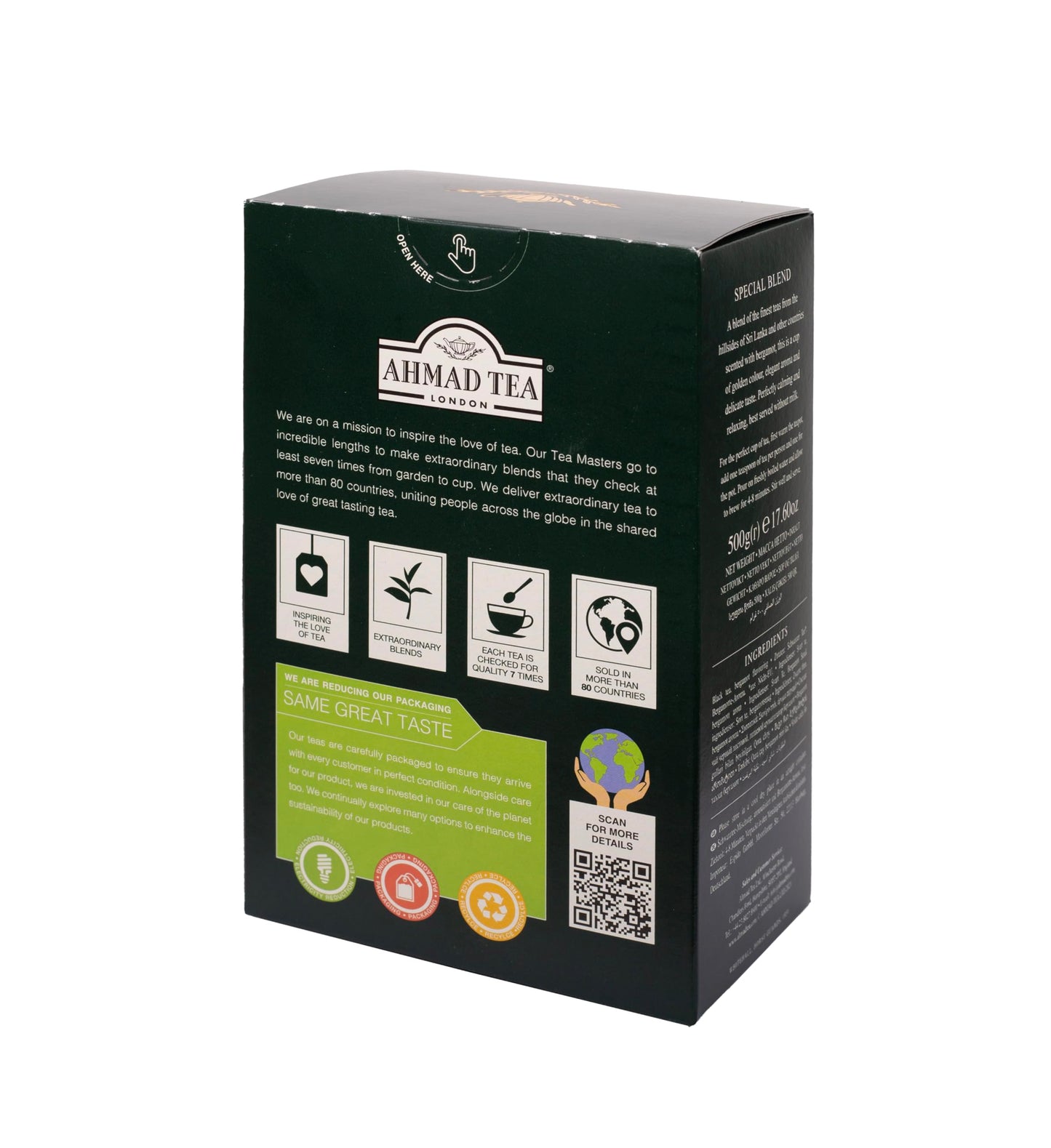 Ahmad Tea Special Blend Loose Tea Caddy, 17.6 Ounce