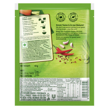 Hot & Sour Vegetable Soup 43 gns - Instant Soup