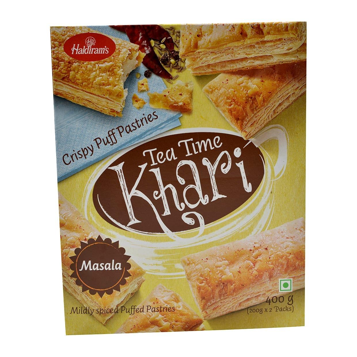 Haldiram's Khari -Mild Masala puff biscuits 400 gms