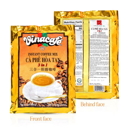 Vinacafe Instant Coffee Mix 3 in 1 (Pack of 2 | 20 Sachets Per Bag)