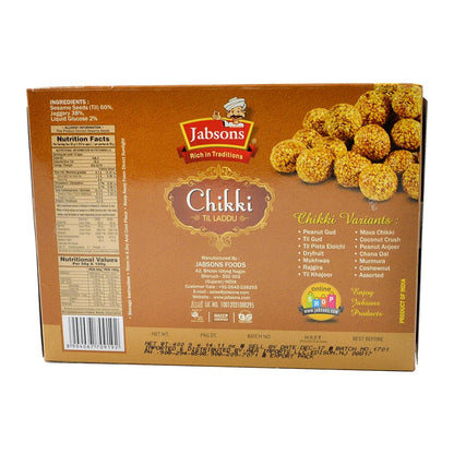 Jabsons Chikki Til Laddu 400 gms - Food / Masala / Dal