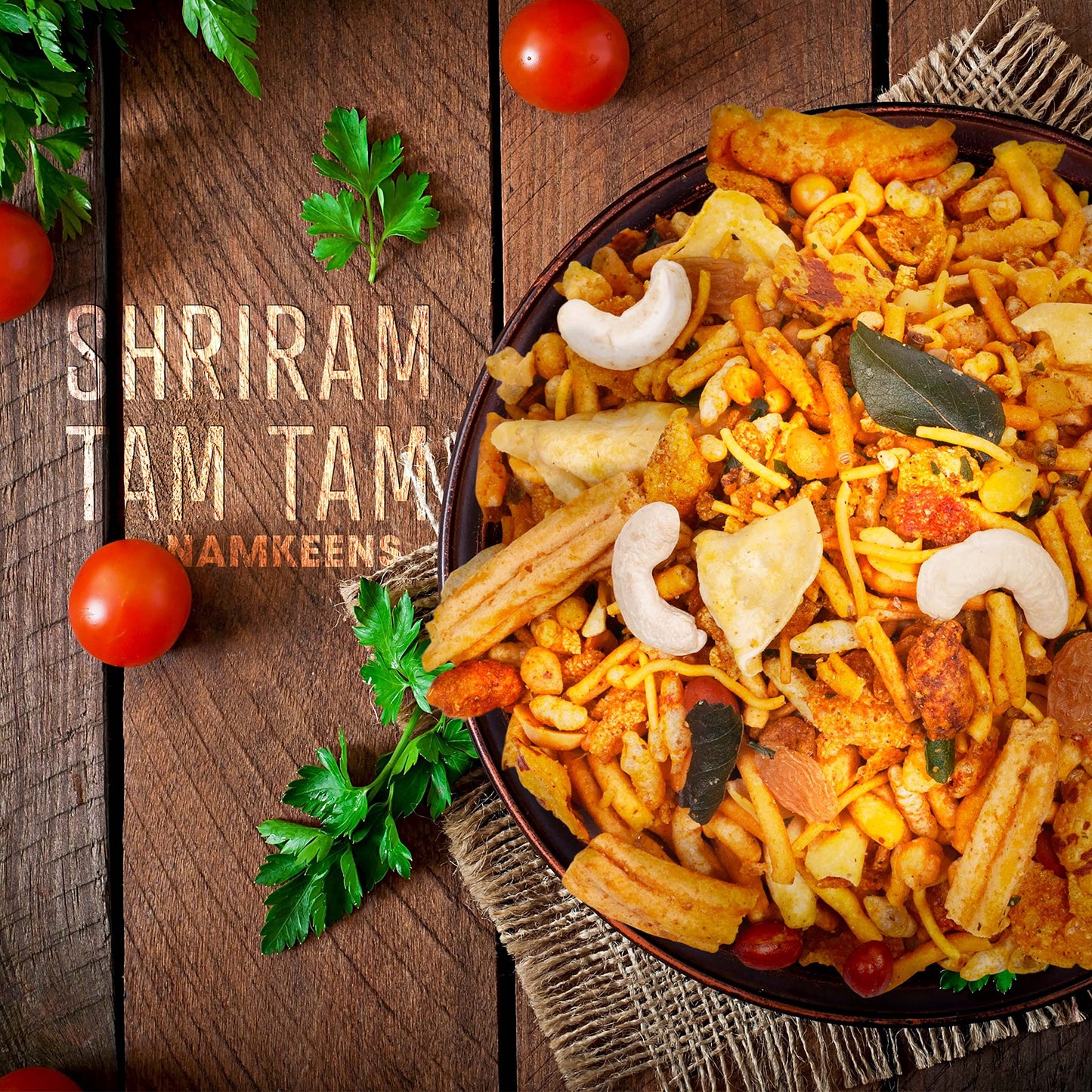 SHRIRAM TAMTAMWALA (Original) Delicious Tamtam Regular Mixture Vadodara Tam Tam Bhel Mix Namkeen 500gm - Snacks & Savory