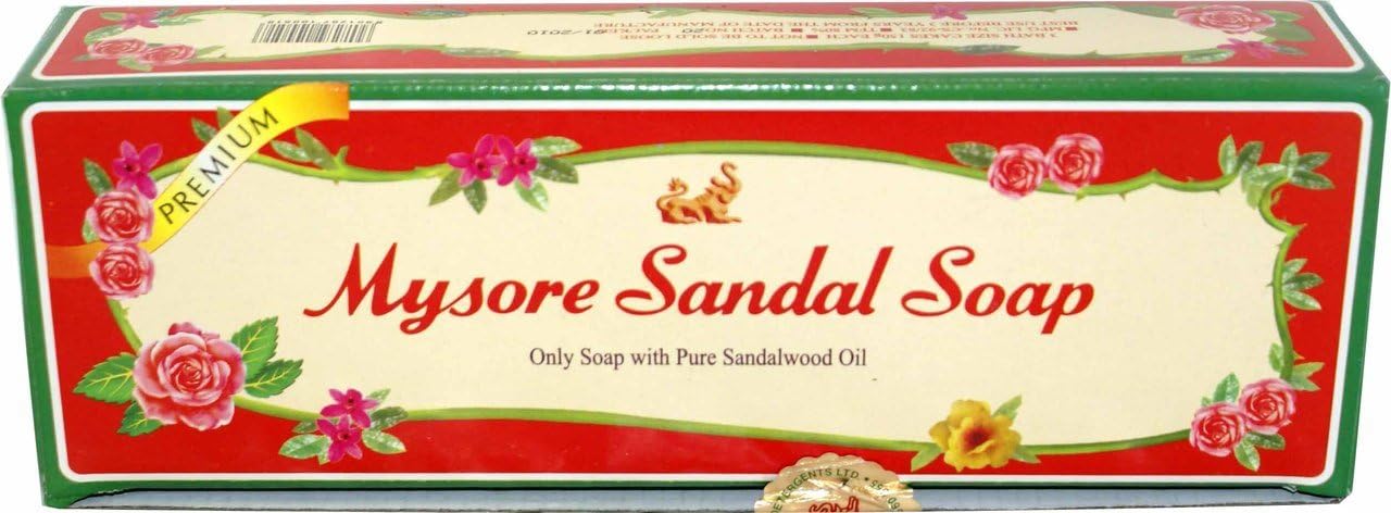 Mysore Sandalwood Soap 2.62oz (Case of 18)