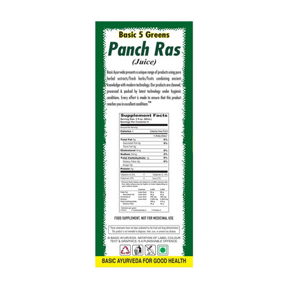Basic Ayurveda Panch Ras Juice 480 ml