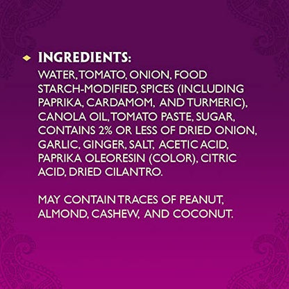 Patak's Rogan Josh Simmer Sauce - 15 Oz (Pack of 3) With Tomato, Cardamom, and Spices, No Artificial Flavors, Gluten Free, Vegetarian Friendly