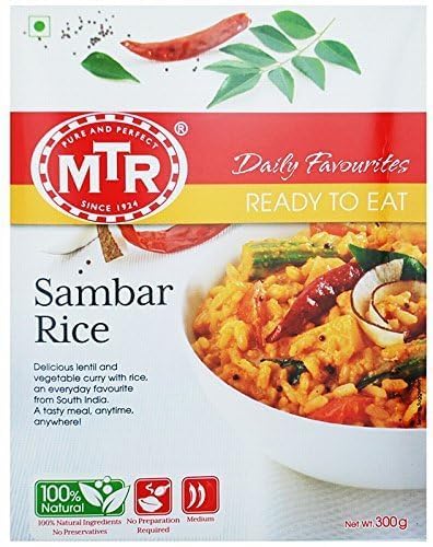 MTR Ready To Eat Sambar Rice 300 gms