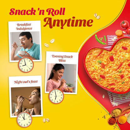 Saffola Masala oats- Peppy Tomato 38 gms - Indian Snack