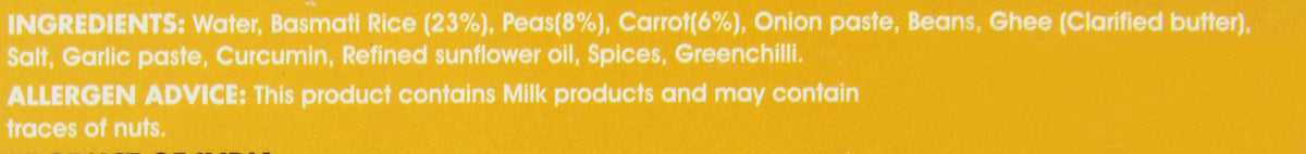 MTR Vegetable Pulao, 8.82 Ounce Boxes (Pack of 10)
