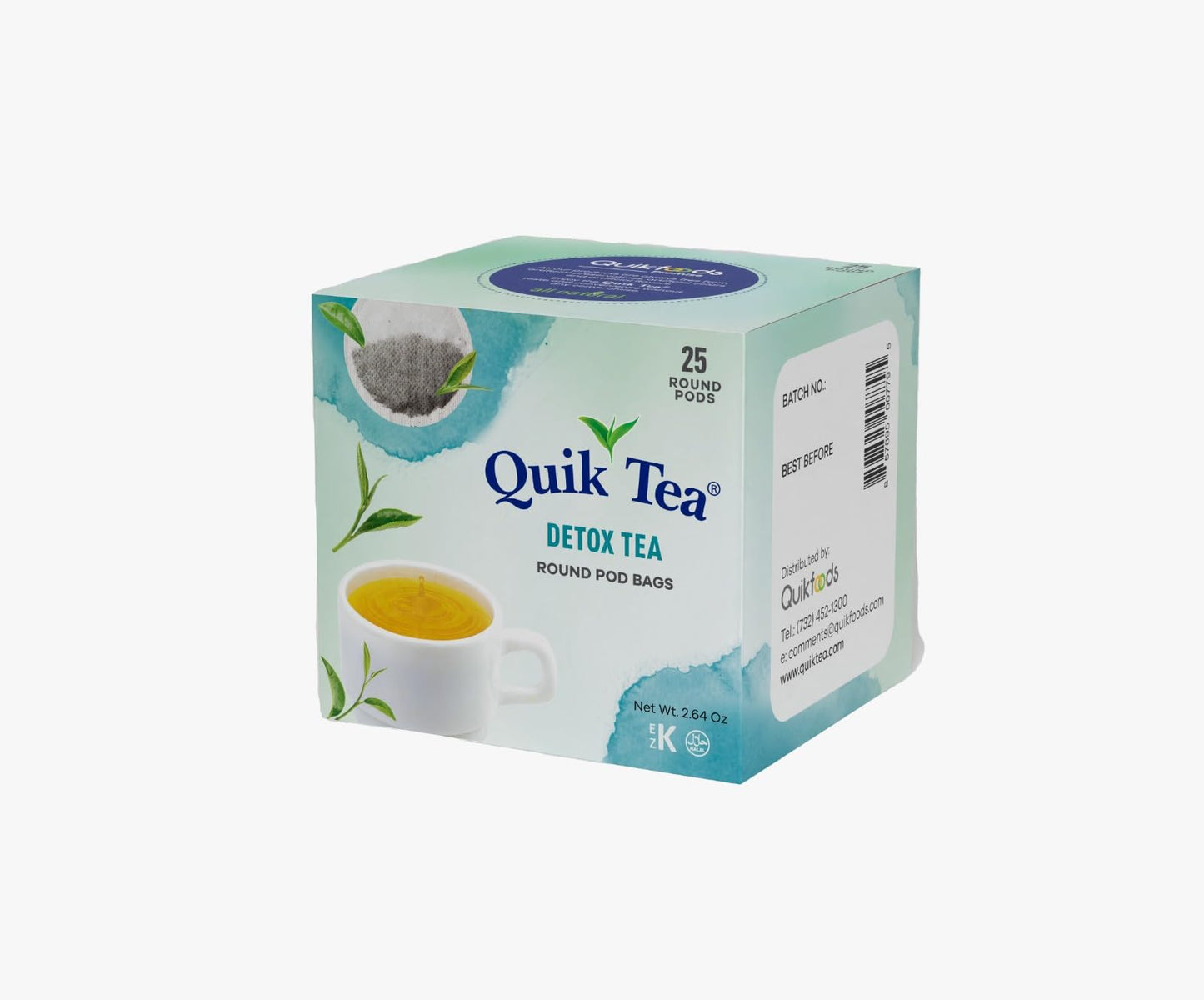 Quik Tea Detox Tea 25 Round Pods