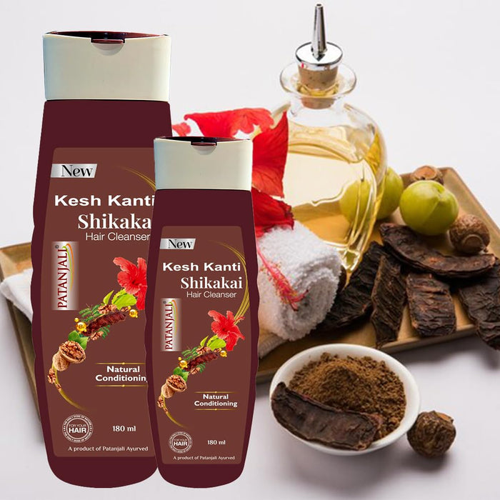 Patanjali kesh kanti shikakai hair cleanser 180ml