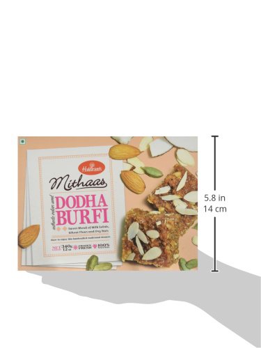 Haldirams, Mithas Dodha Burfi (Indian Sweet), 340 Grams(gm)