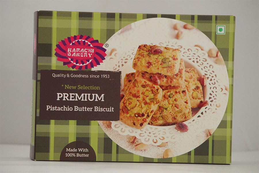 Karachi Bakery Premium Pistachio Butter Biscuit