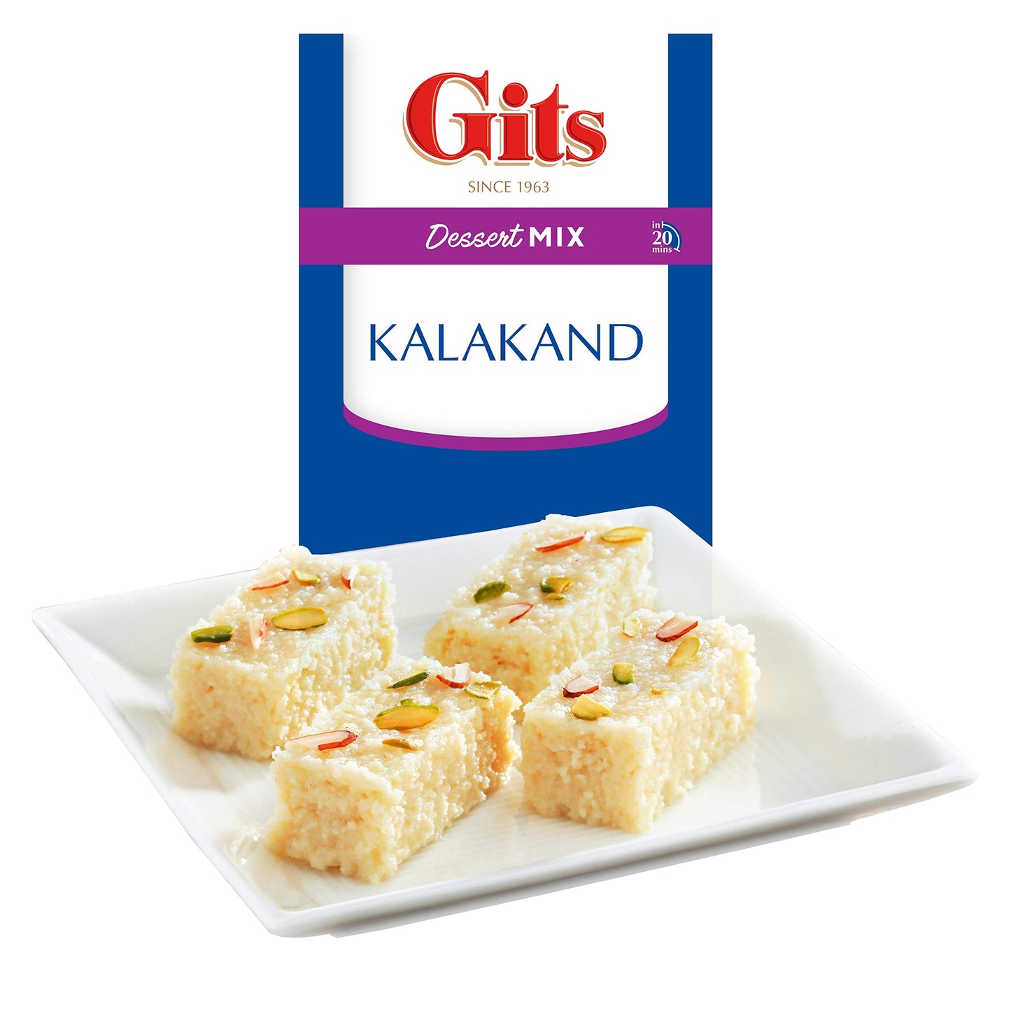 Gits Dessert Kalakand Mix, 800g (Pack of 4 X 200g Each)