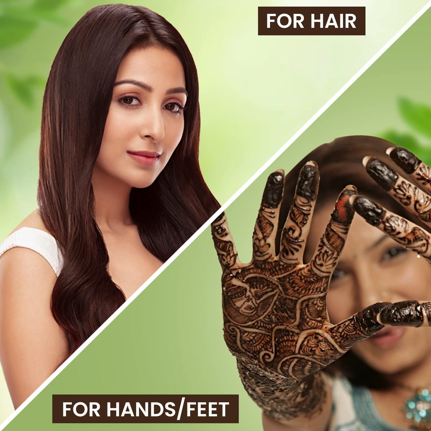 Nupur Henna with Goodness of 9 HERBS for silky & shiny hair - 400 g