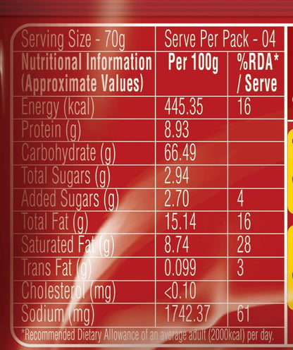 Top Ramen Curry Veg, 280g