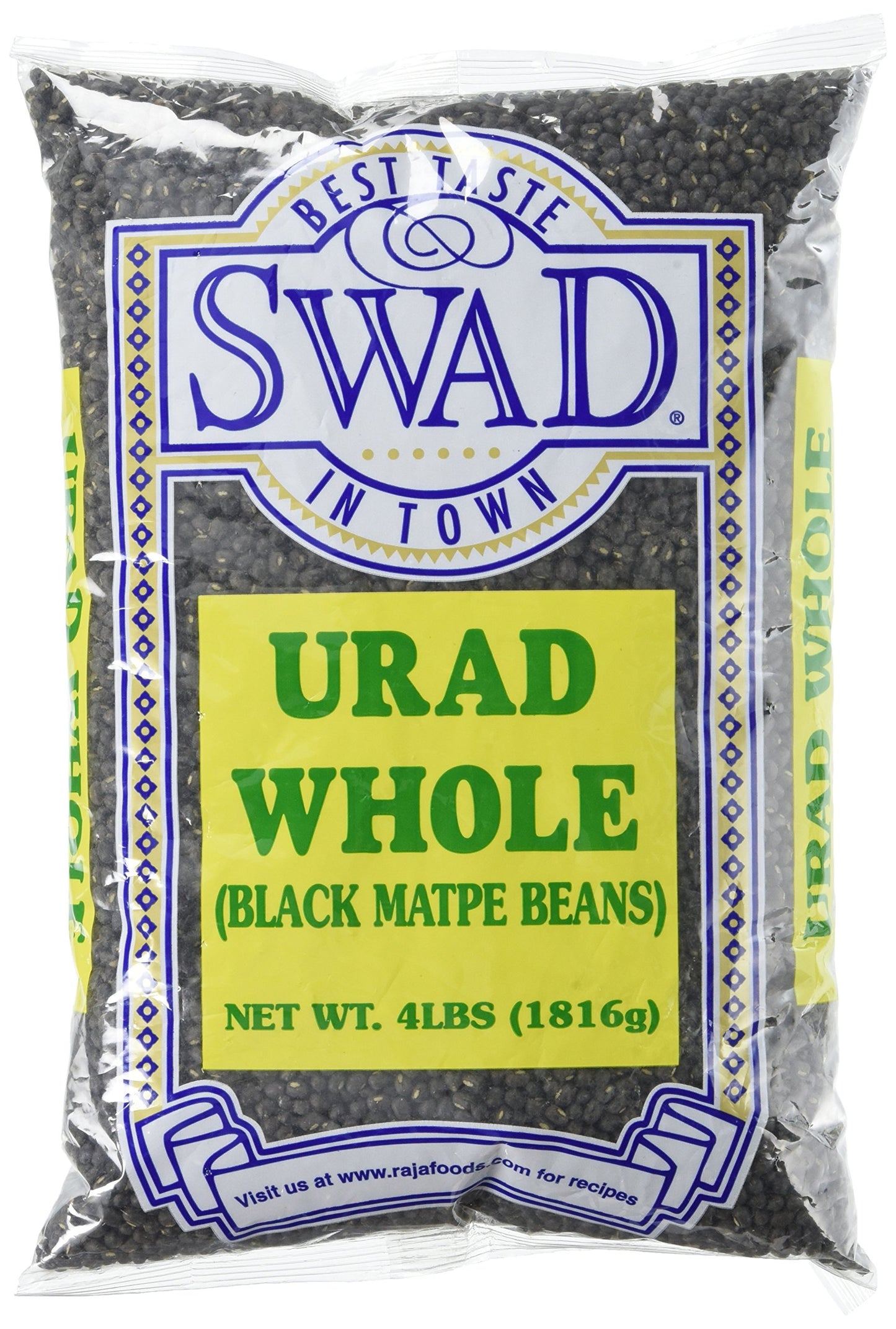 Swad Whole Urad 4 lbs - Food / Masala / Dal