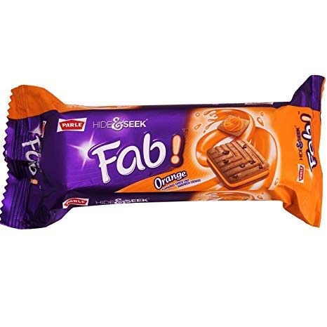 Parle Hide & Seek Fab - Orange - 112g - (pack of 3)