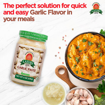 Laxmi Garlic Paste 8 oz - Pickles & Paste