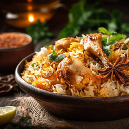Shan Bombay Biryani Recipe and Seasoning Mix 2.11 oz (60g) - Spice Powder for Meat and Potato Layered Pilaf - Suitable for Vegetarians - Airtight Bag in a Box (Pack of 24)