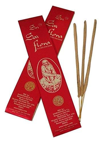 Sri Sai Flora Incense Sticks Agarbatti Hand Rolled Indian Lord Incense