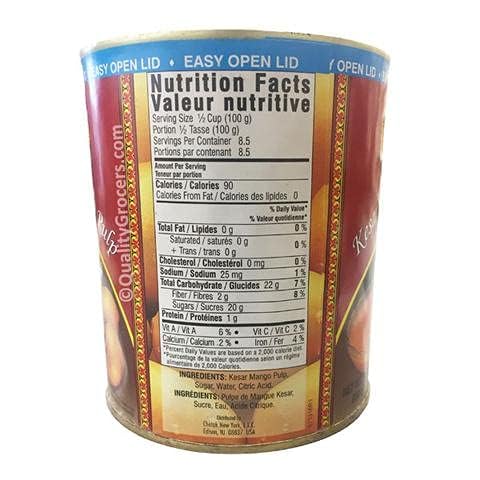Deep Kesar Mango pulp 30 Oz