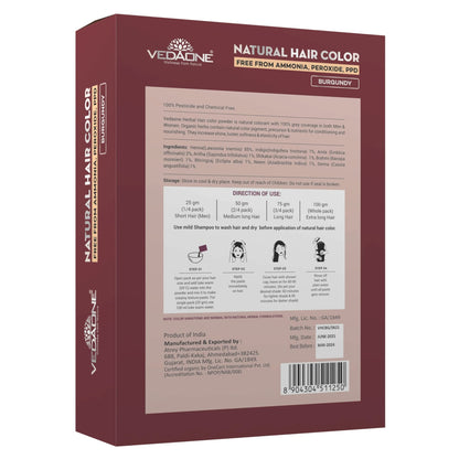 Vedaone Natural Burgundy Hair Color 100gm