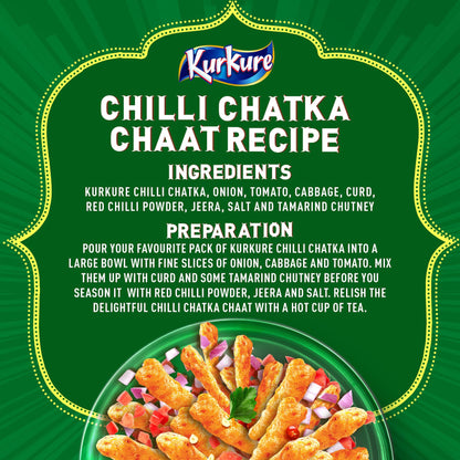 Kurkure Chilli Chatka 90 gms - Indian Snack