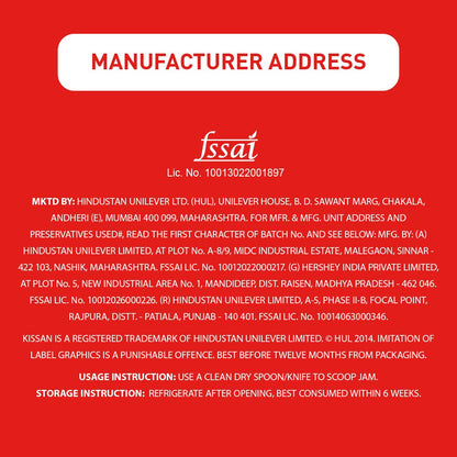 Kissan Mixed Fruit Jam 500 gms - Sauce & Ketchup