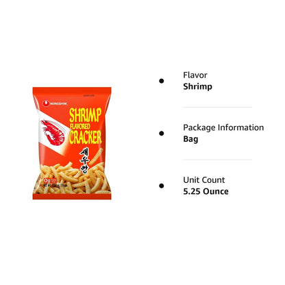 Nongshim Shrimp Cracker, 2 Pack , Total Net Wt. 5.28 Ounce