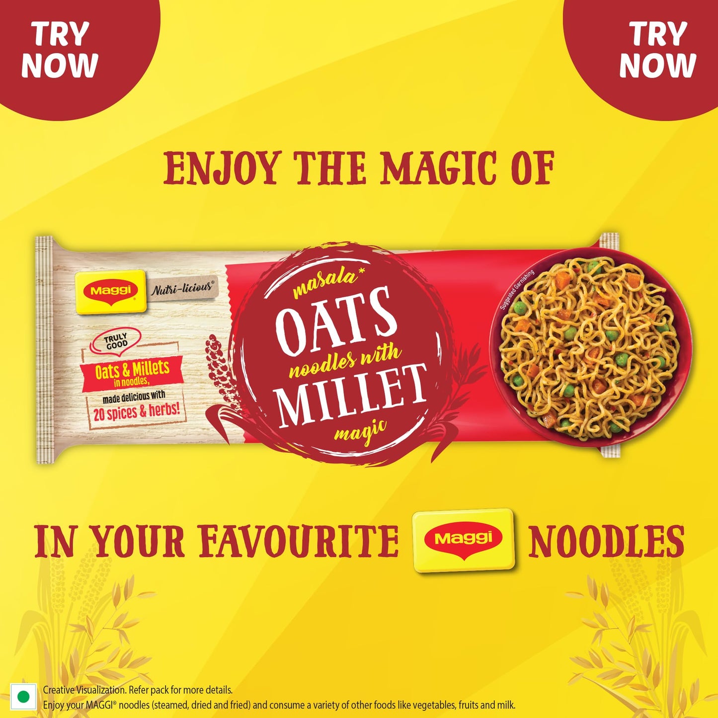 Maggi Masala Oats noodles 290 gms - Vermicelli Noodles