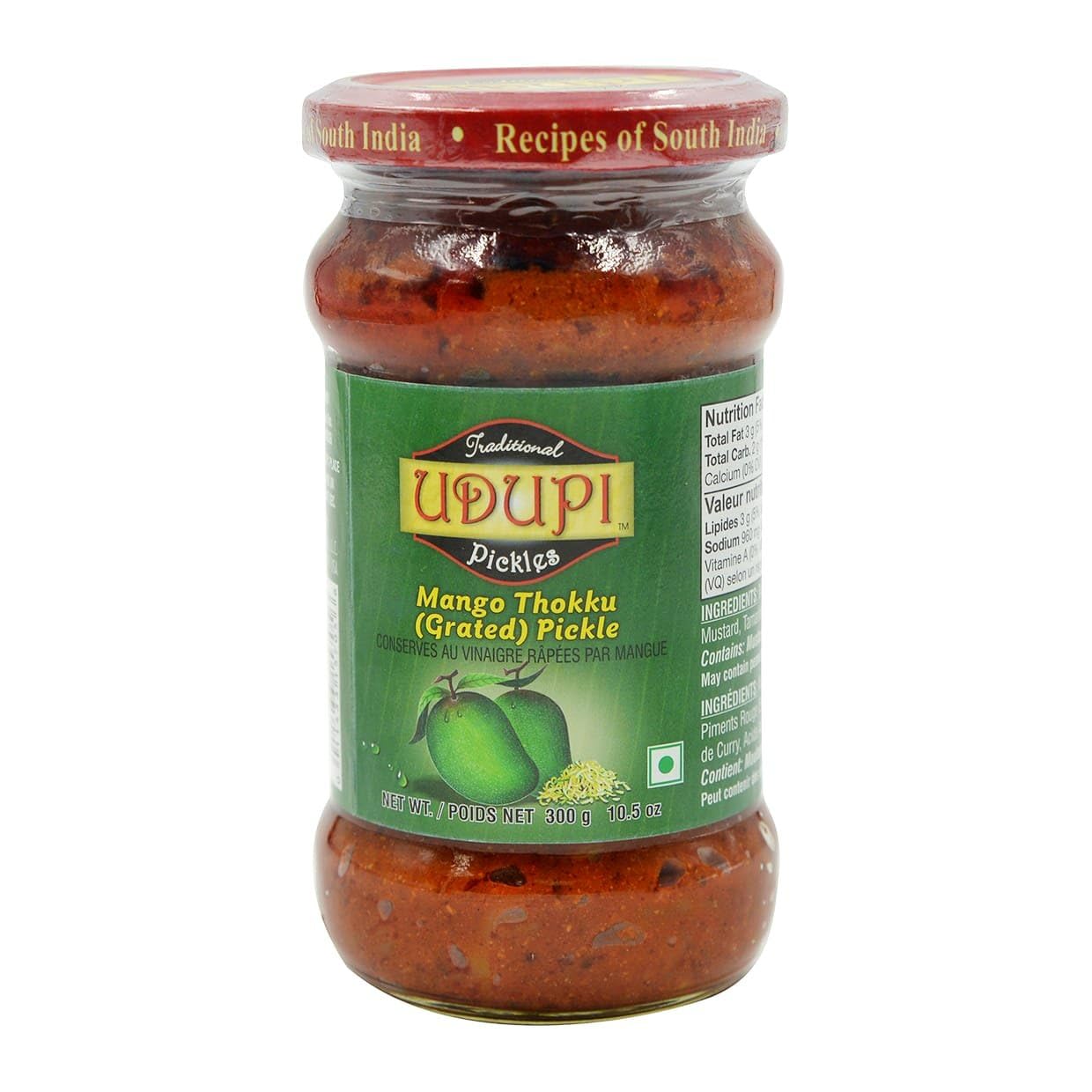 Udupi Mango Thokku (Grated) Pickle 300 Grams