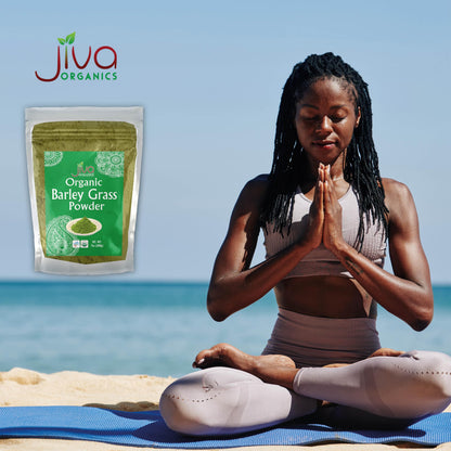 Jiva Organics Barley Grass Powder 200g (7 Oz)