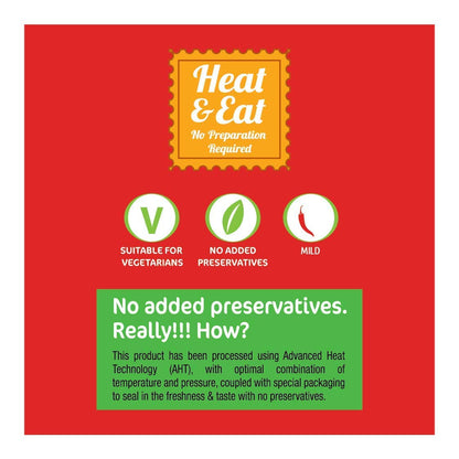 MTR Ready to Eat Just Heat and Eat | No Preparation | No additives | Gluten Free | Pack of 5 | Jeera Rice 300gm