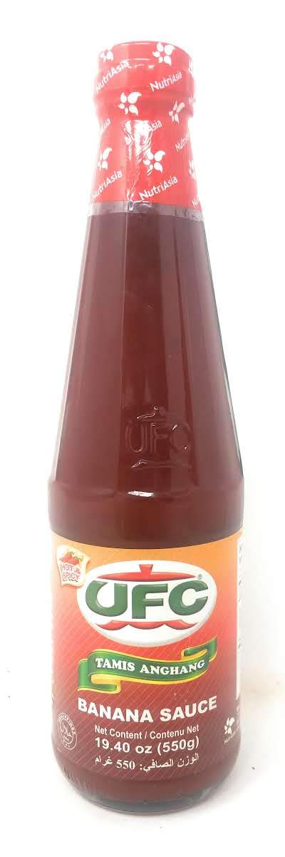 UFC Tamis Anghang Banana Sauce Hot & Spicy, Net Wt: 19.40oz (550g) 1 Pack