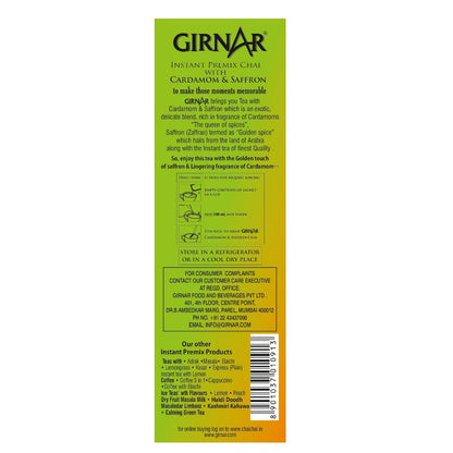 Girnar Instant Cardamom Saffron Tea Premix, 140 g