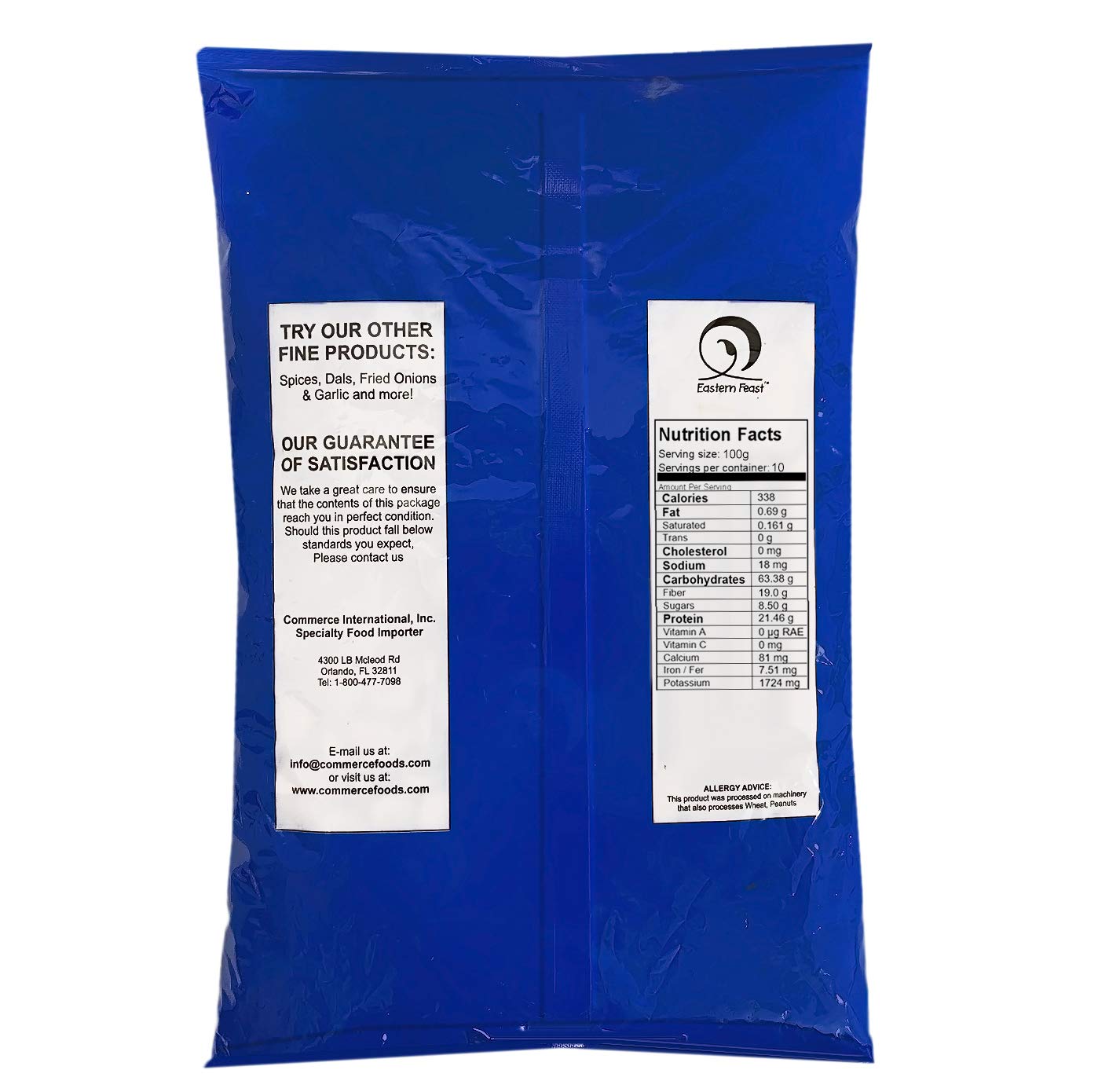 Eastern Feast - Large Lima Beans, 2 Lbs (907g)