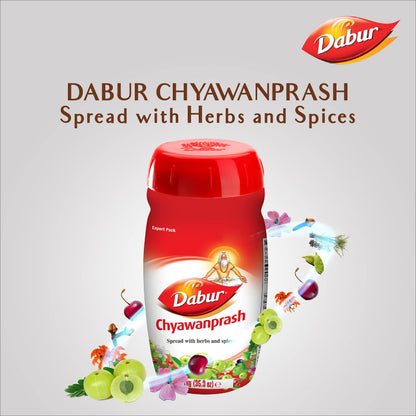 Dabur Chyawanprash 1 Kg. - Spread with Herbs & Spices