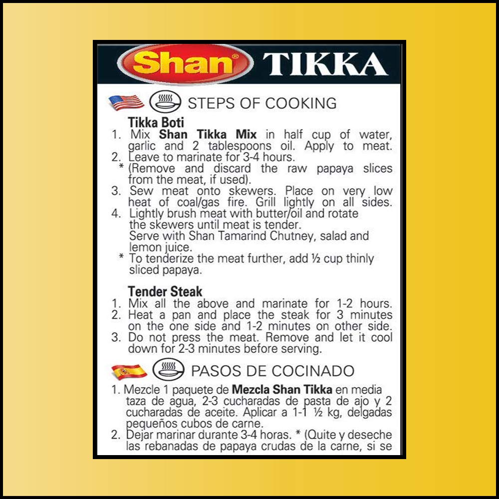 Shan Seasoning Mix For Tikka 100 gms - Shan Masala