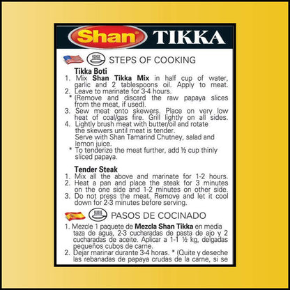 Shan Seasoning Mix For Tikka 100 gms - Shan Masala