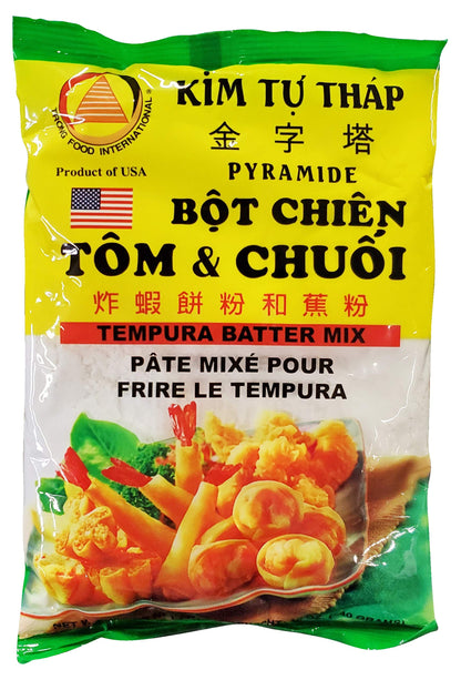 Kim Tu Thap Pyramide Bot Chien Tom & Chuoi - Tempura Batter Mix (6 Pack, Total of 72oz)