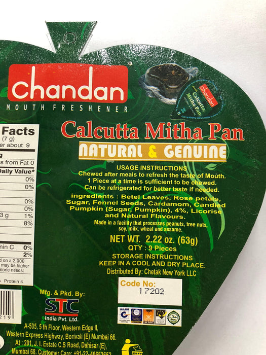 Chandan Calcutta Mitha Pan