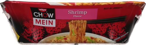 Nissin Microwavable Chow Mein with Shrimp 4 oz