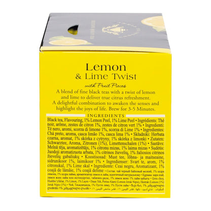 Ahmad Tea Energy- Lemon & Lime Twist Black Tea 20 teabags