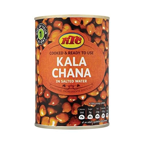 KTC Kala Chana (in salted water) - 400g - (pack of 2)