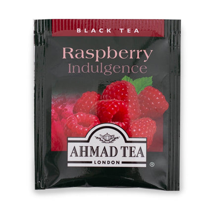 Ahmad Tea Black Tea, Raspberry Indulgence, 20 ct (Pack of 6) - Caffeinated & Sugar-Free