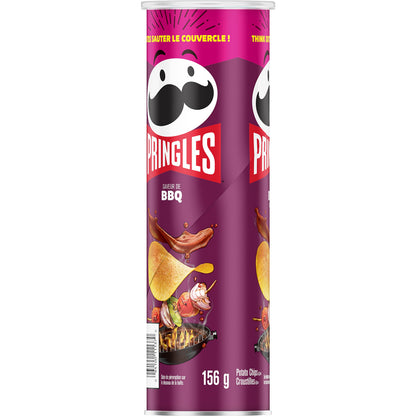 Pringles BBQ Flavor Potato Chips, 156g, (Imported from Canada)